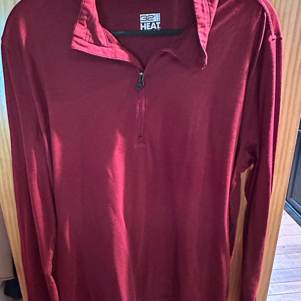 32 Degrees Heat Burgundy Pullover